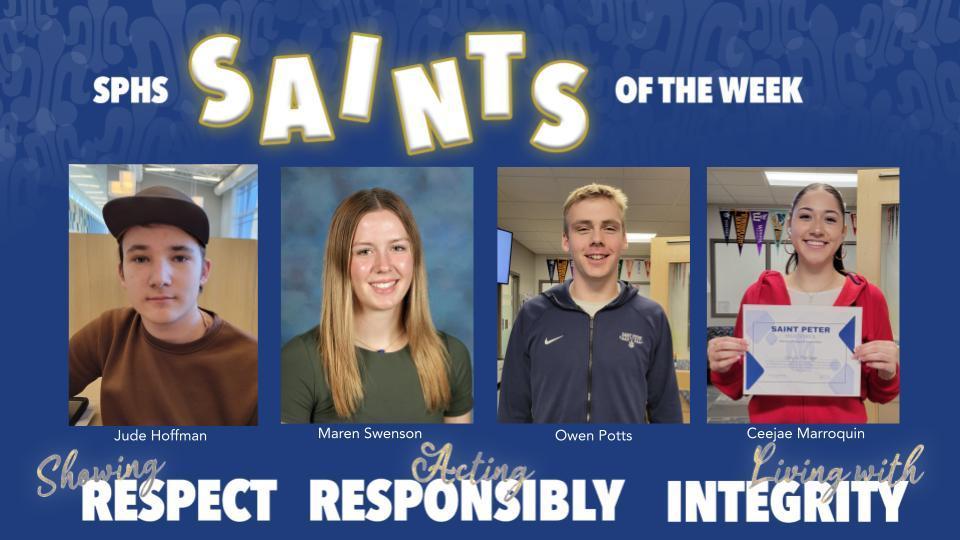 SPHS Saints of the Week
