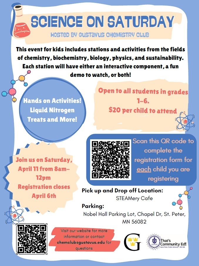 Science on Saturday at Gustavus