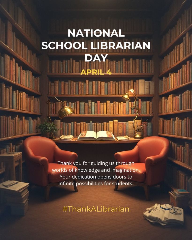 National School Librarian Day - April 4, 2026