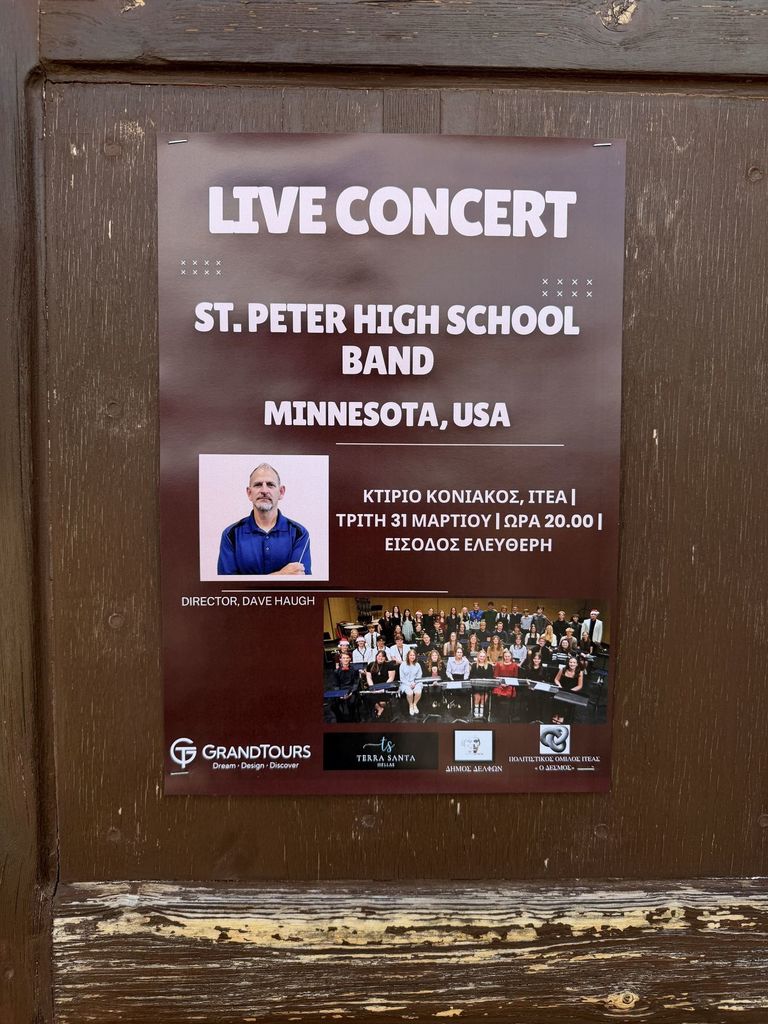 SPHS Band trip to Greece - Spring 2026