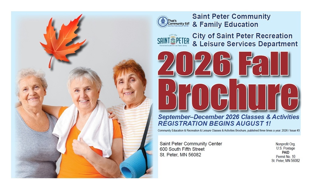 Community & Family Education 2026 Fall Brochure