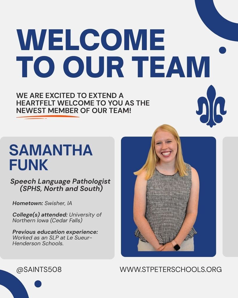New staff - Samantha Funk