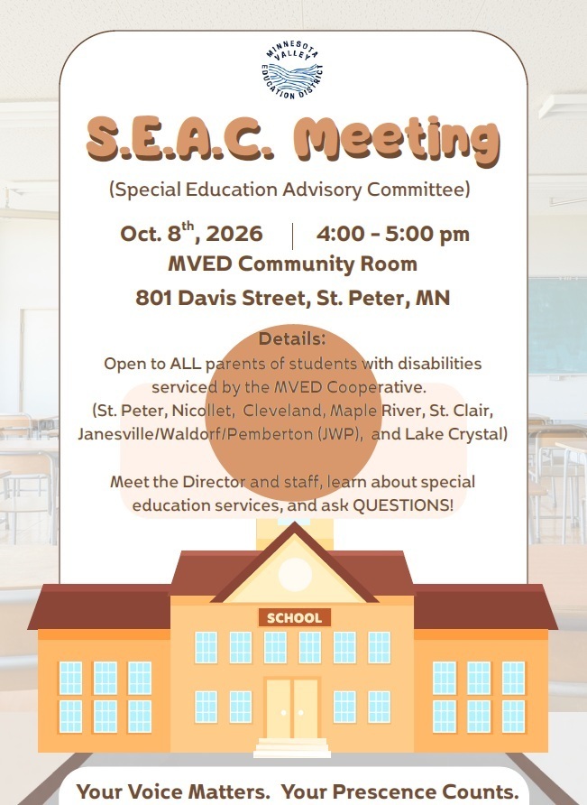 SEAC meeting flyer