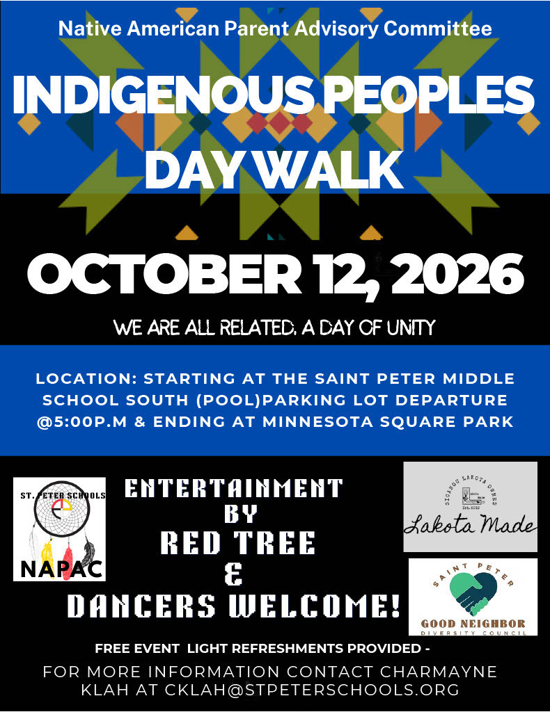 Indigenous Peoples Walk Day flyer