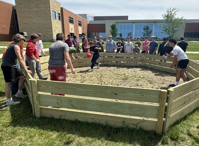SPHS's new Gaga Ball pit