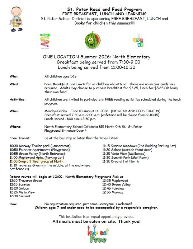 Summer Read & Feed 2026 information sheet