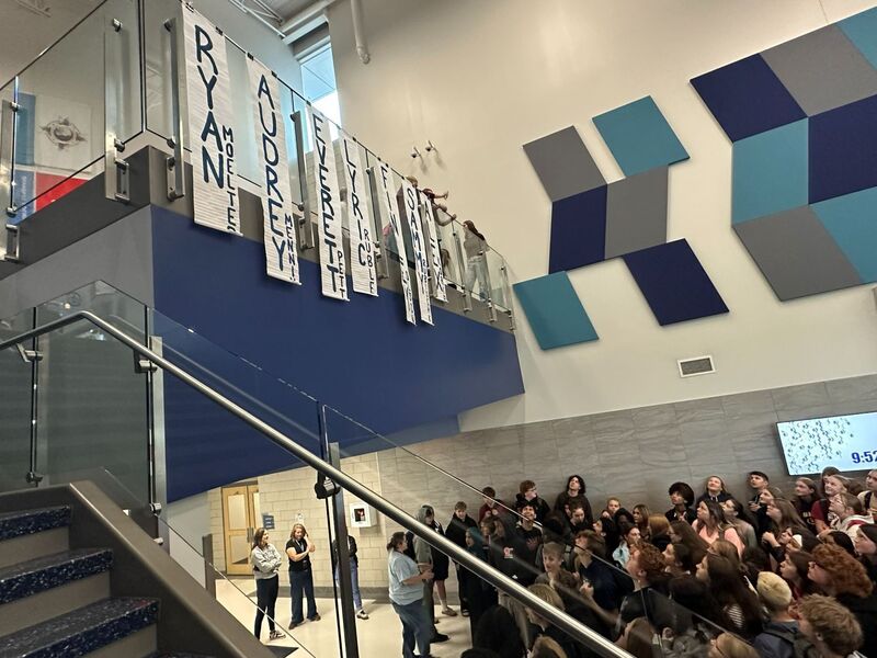 SPHS Homecoming Banner Drop highlights