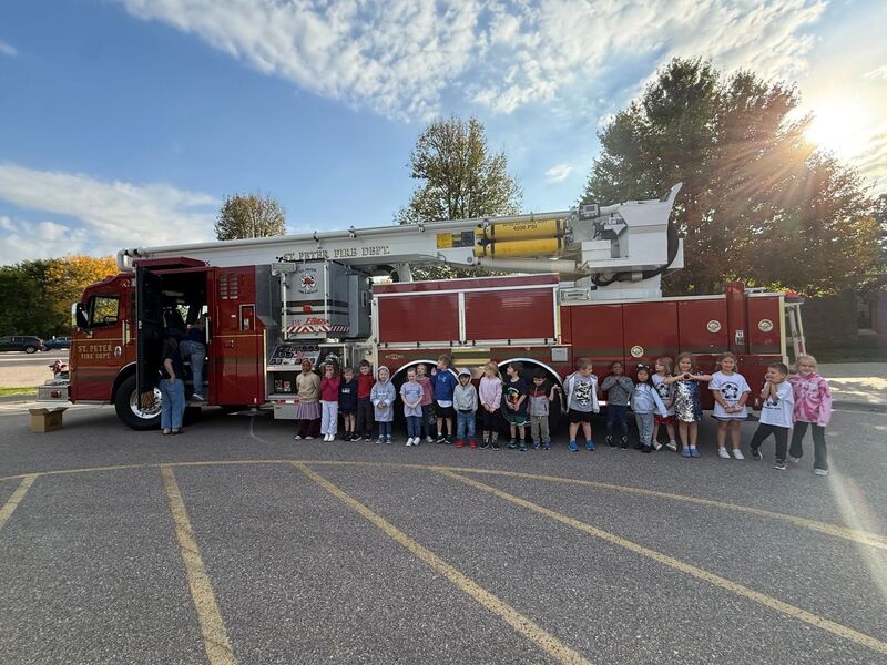Firefighters visit South Elementary