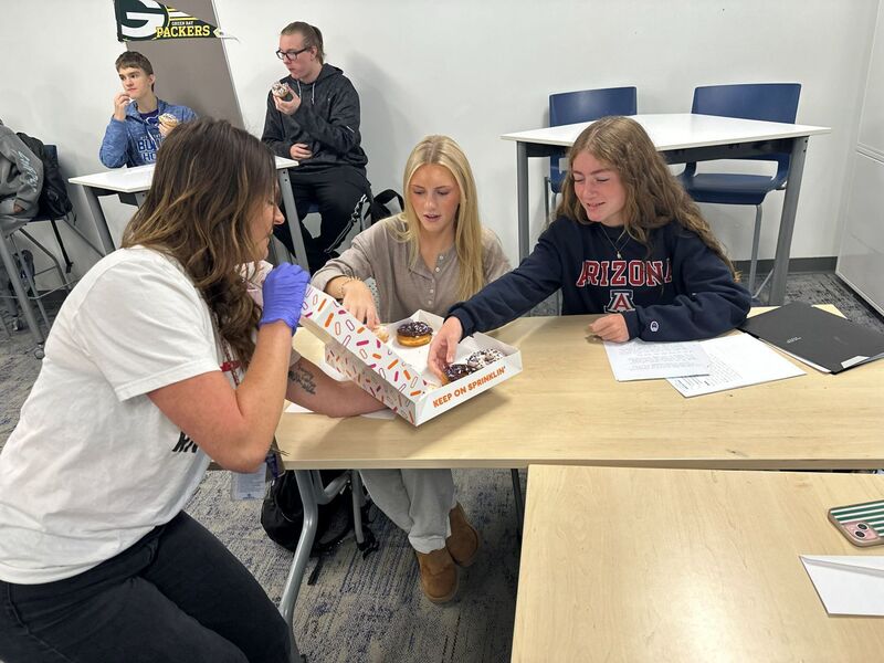 SPHS donut crew in action!