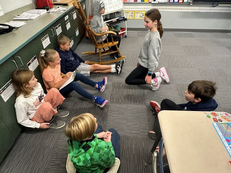 North's Kindness Crew in the classroom
