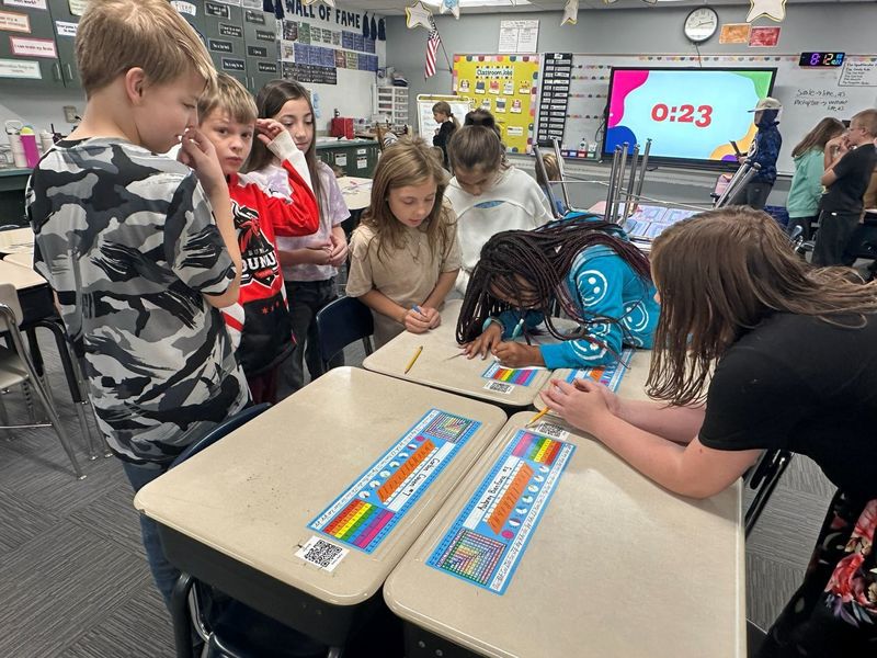 North's Kindness Crew in the classroom