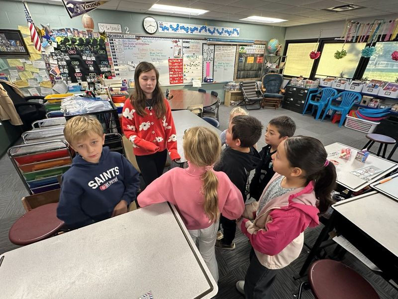 North's Kindness Crew in the classroom