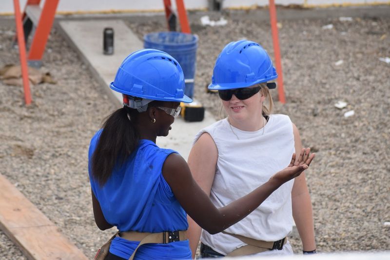 SPHS Habitat for Humanity home concrete work