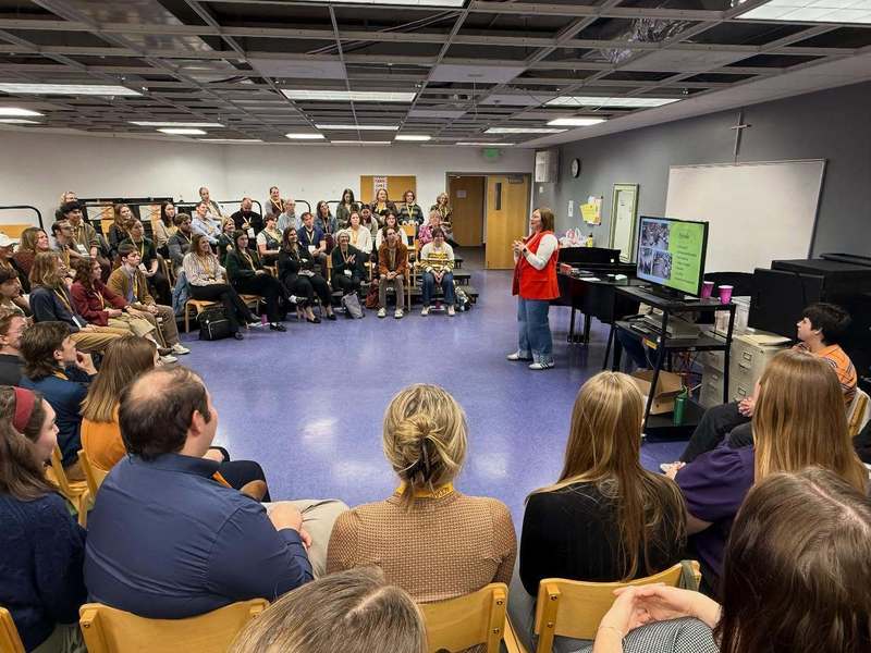 SPHS Choir members at ACDA fall conference