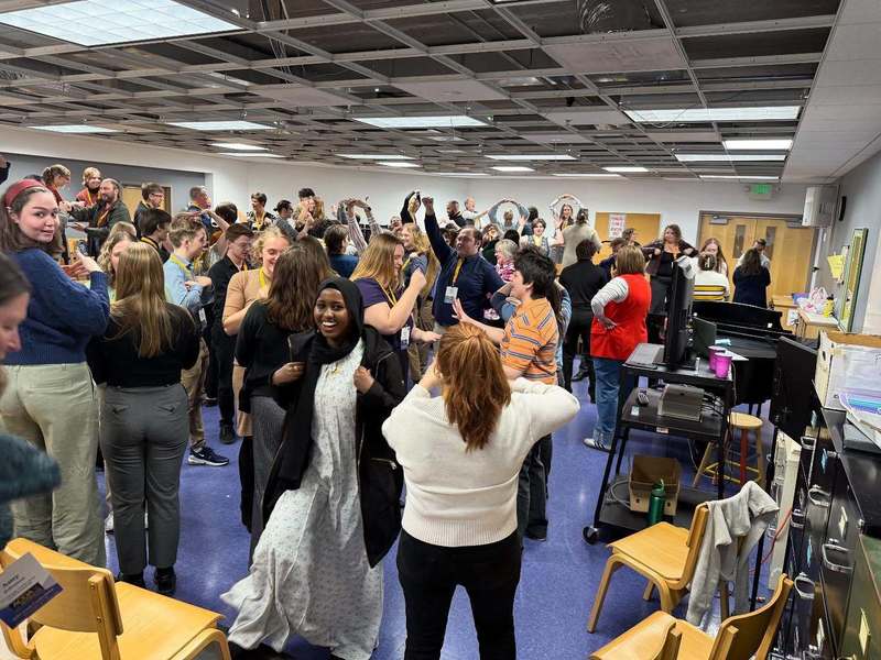 SPHS Choir members at ACDA fall conference