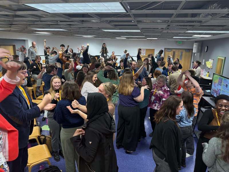 SPHS Choir members at ACDA fall conference