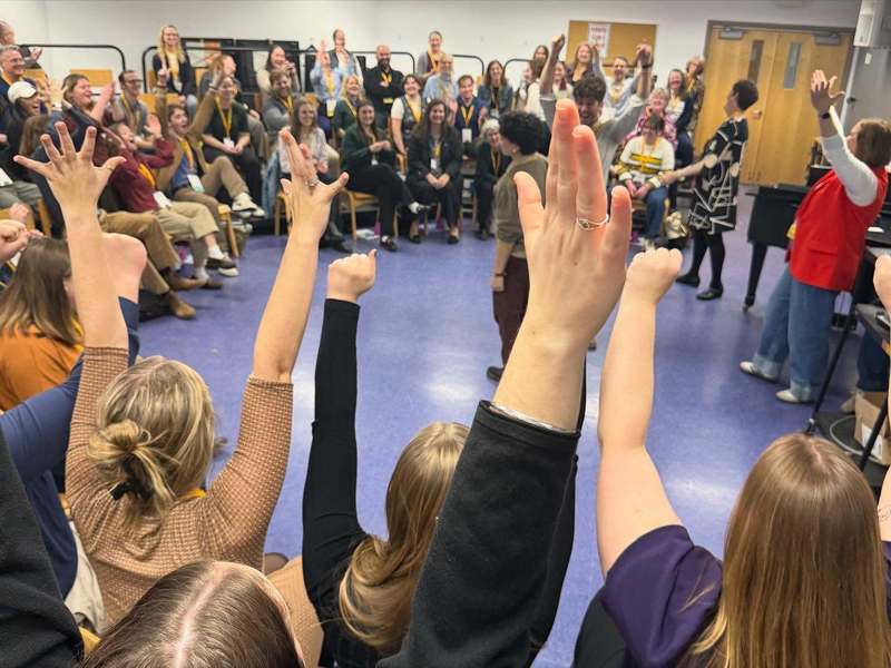 SPHS Choir members at ACDA fall conference