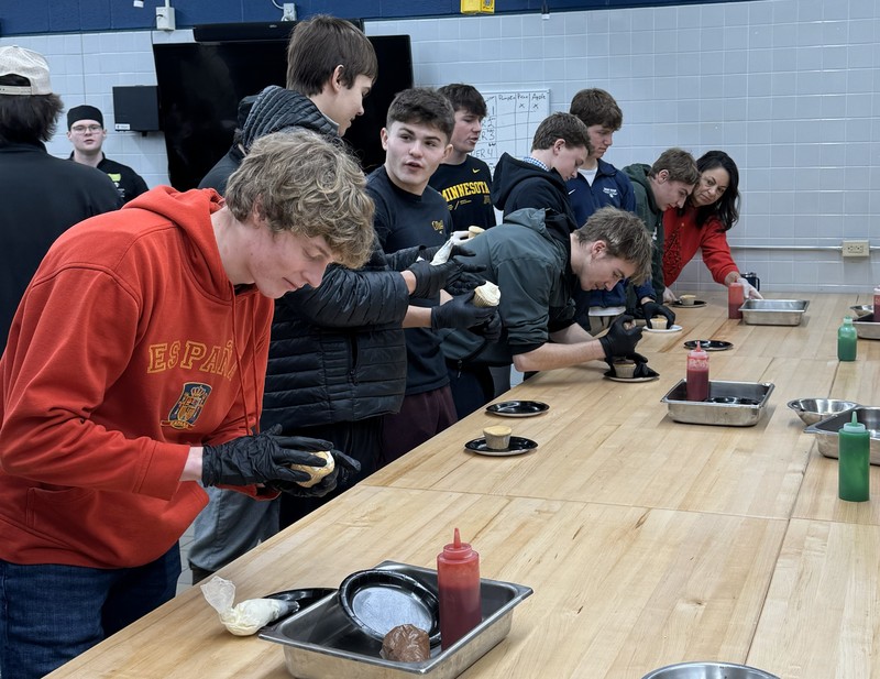 SPHS culinary students at SCC