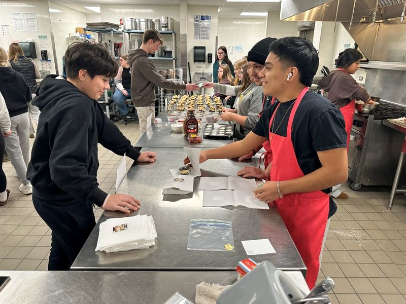 SPHS Baking & Pastries students host their annual bake sale