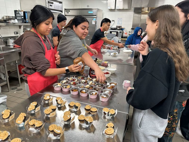 SPHS Baking & Pastries students host their annual bake sale