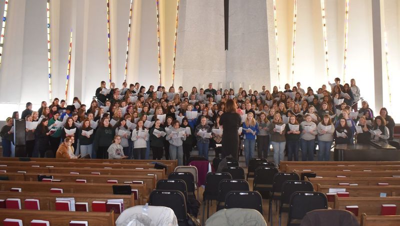 Bellas at Vox Lucia workshop at GAC