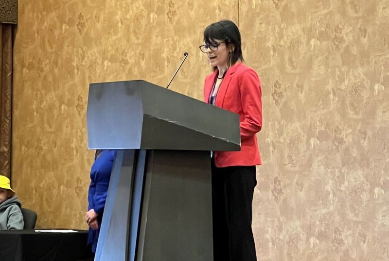 Addison Maxfield at AcaDec State 