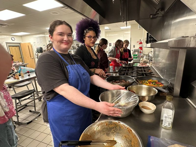 SPHS Advanced Culinary Arts taco competition