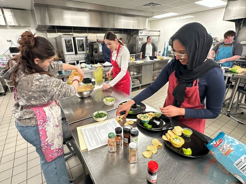 SPHS Advanced Culinary Arts taco competition