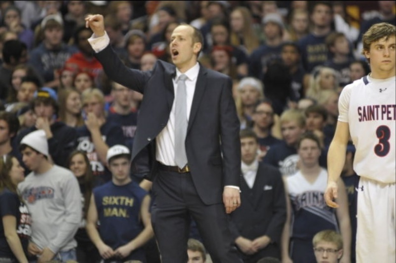 Coach Sean Keating at 2014 state tourney