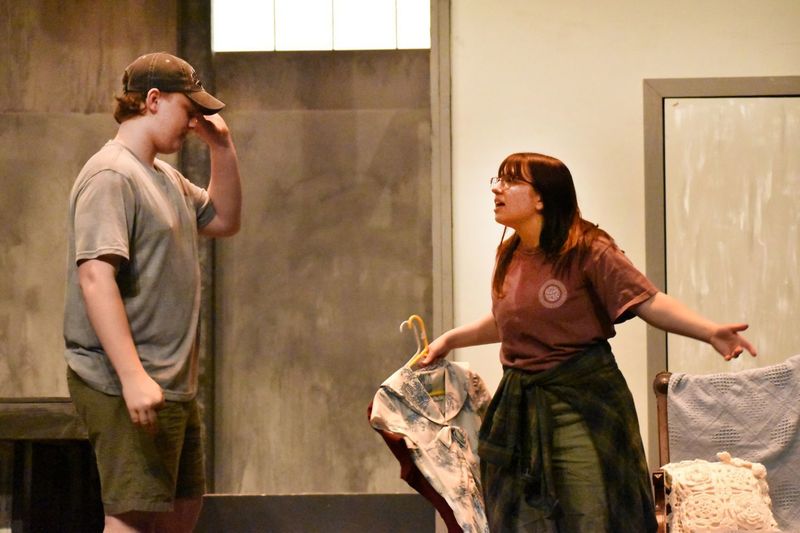 SPHS spring play rehearsal shots