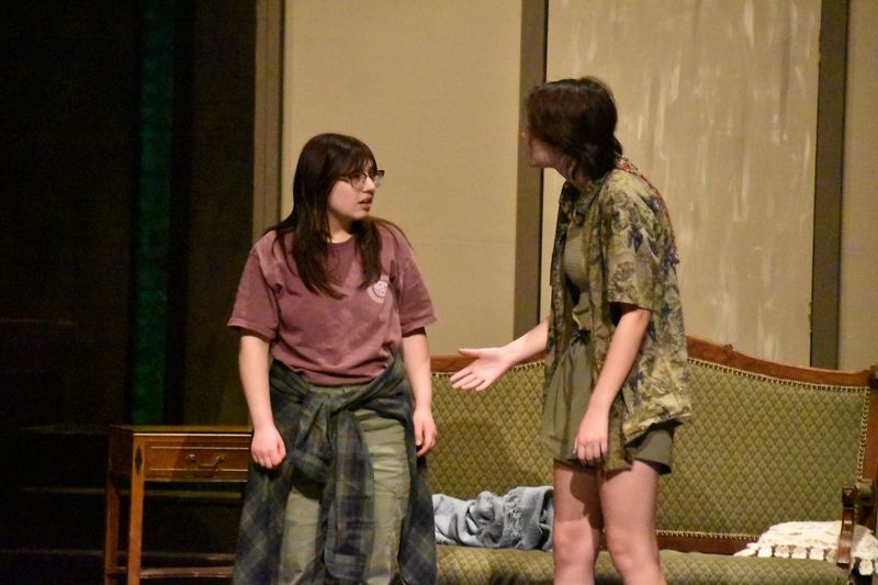 SPHS spring play rehearsal shots