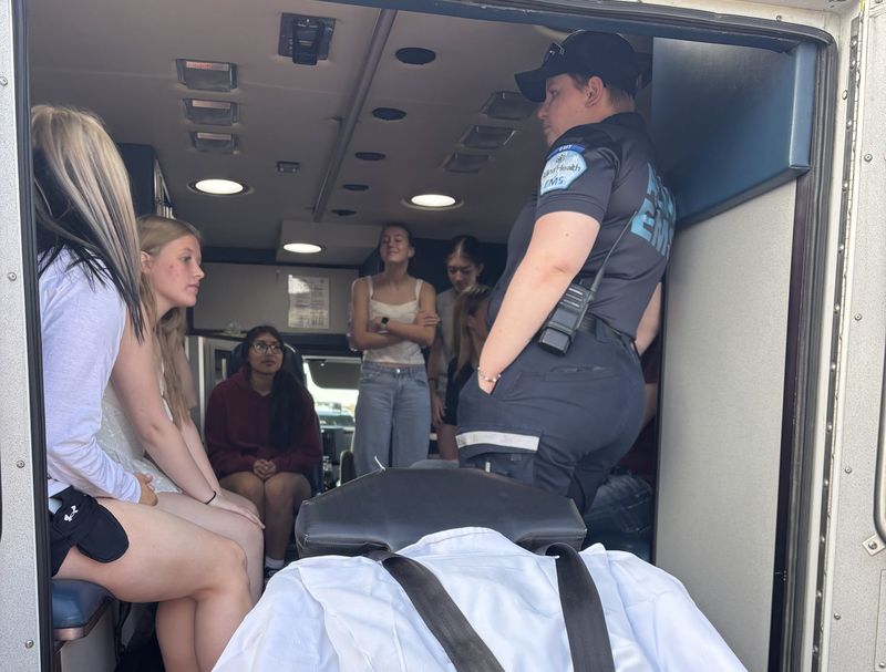 SPHS students meet with local emergency response personnel