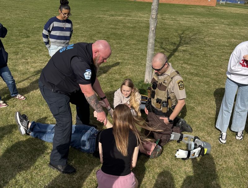 SPHS students meet with local emergency response personnel