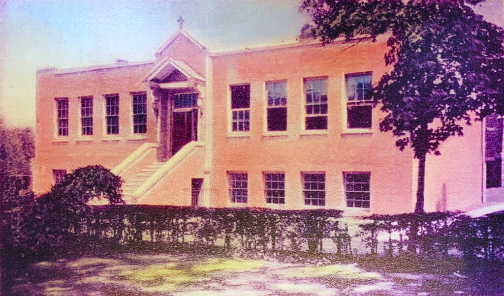 St. Peter School facade, c. 1940