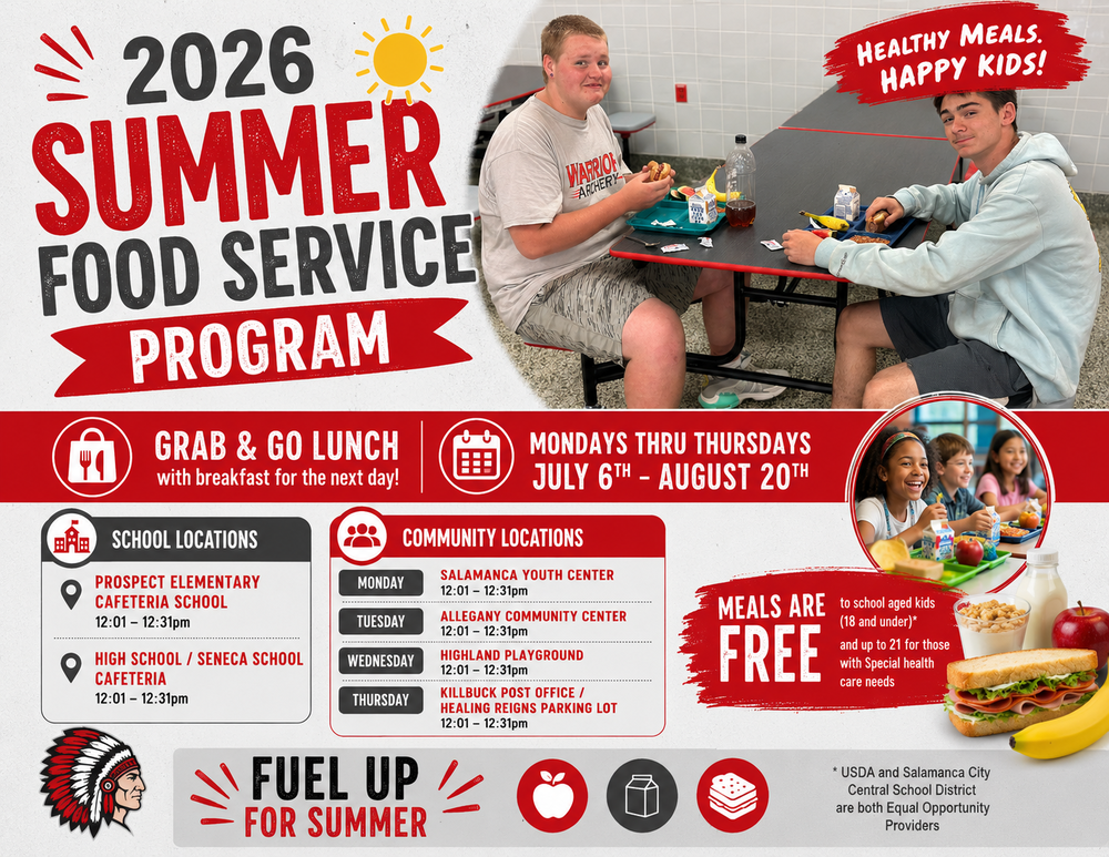 Summer Food Service Flyer