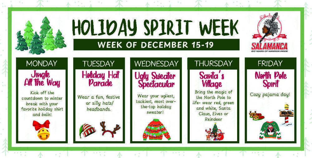 Holiday Spirit Week