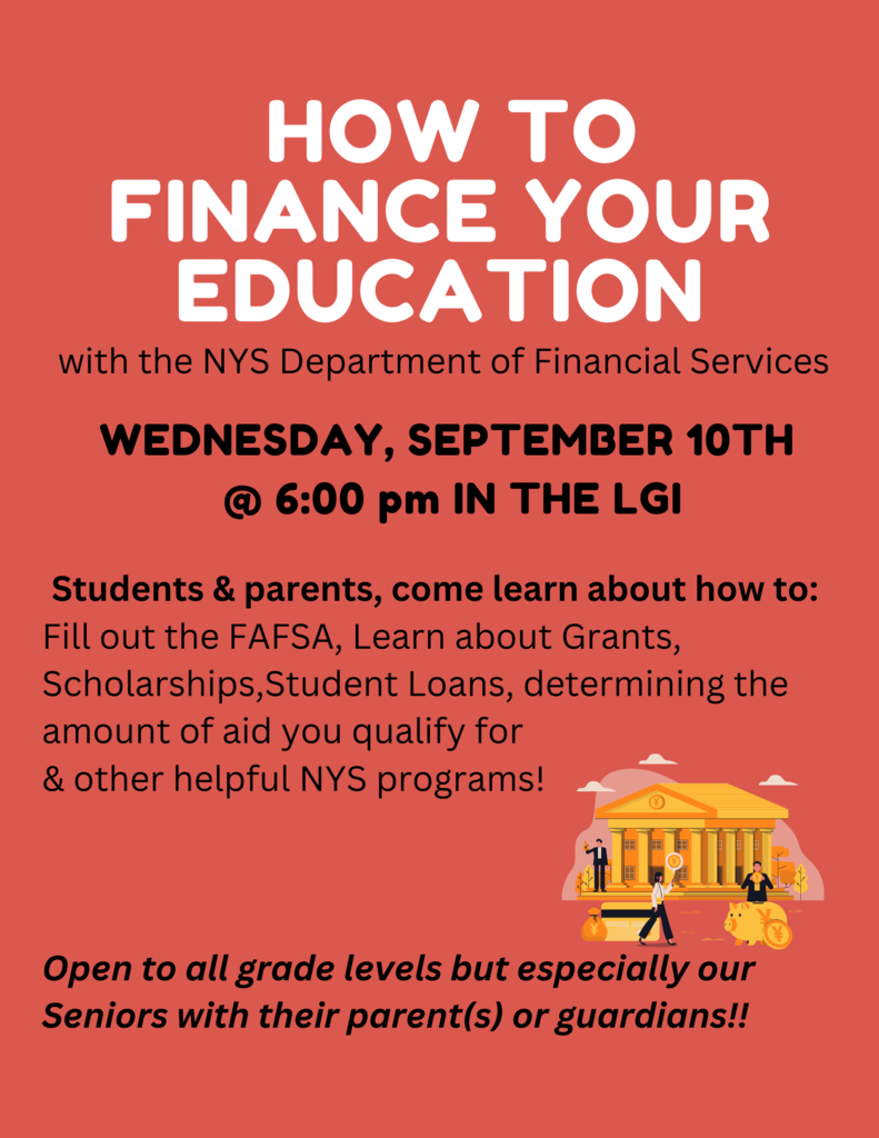 Financing your Education Night - Presentation Sept 11th
