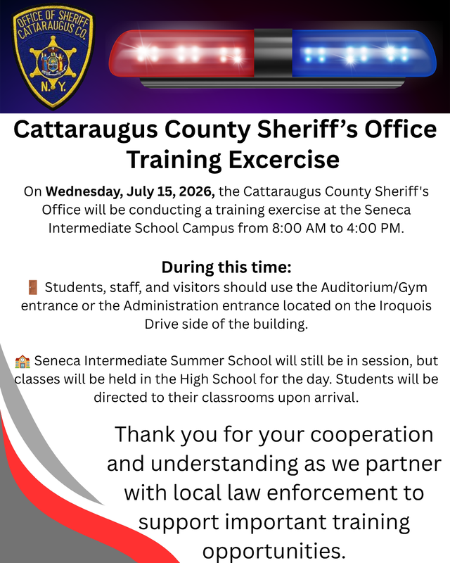 CCSO Training Flyer
