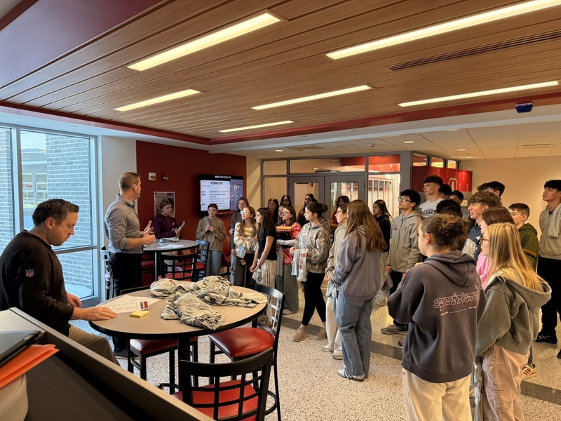 AD Bart with Scholar Athletes