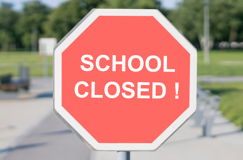 school closed