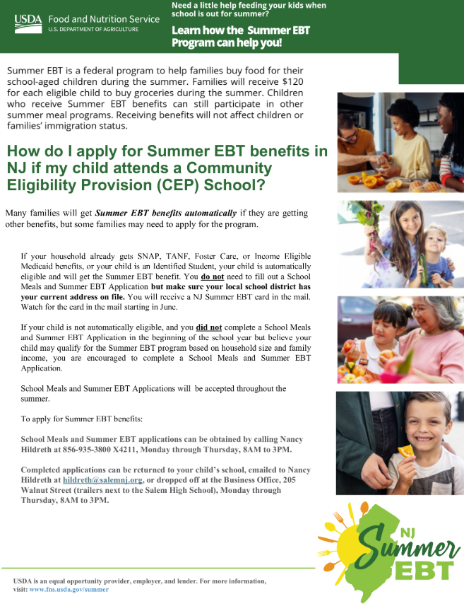 Summer EBT Benefits