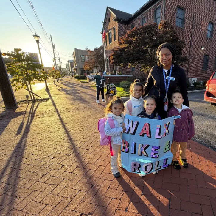 walk bike and roll to school