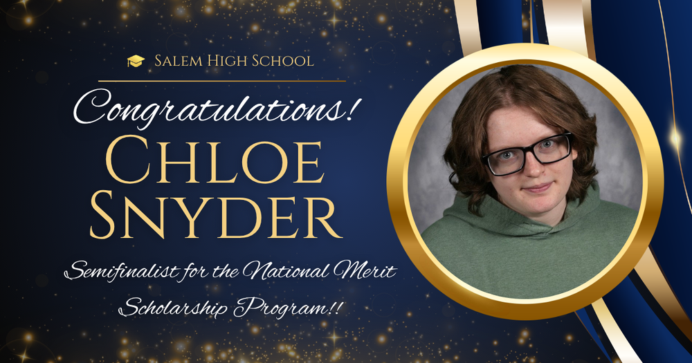 National Merit semi finalist