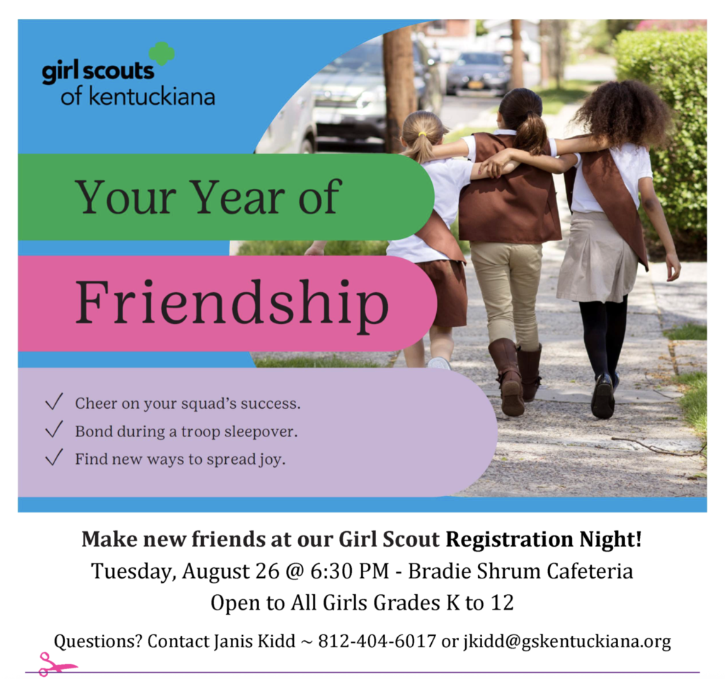 Girl scout registration night