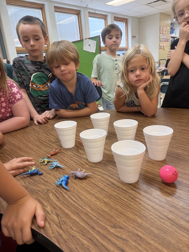 kindergarten students learning about science