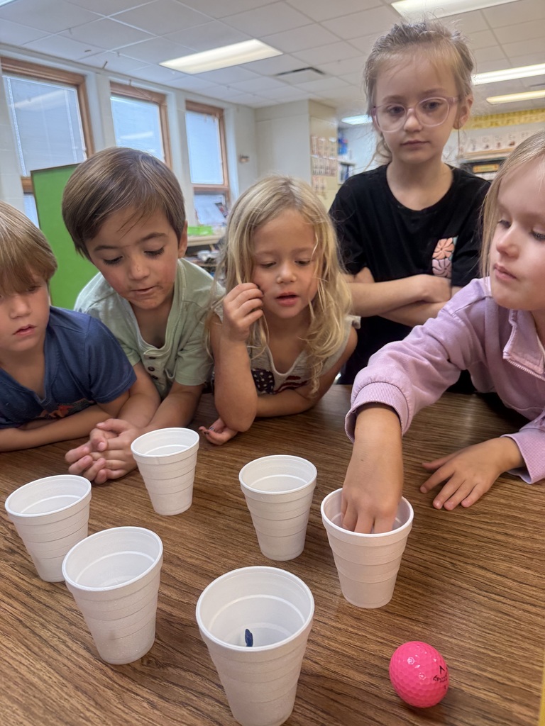 kindergarten students learning about science