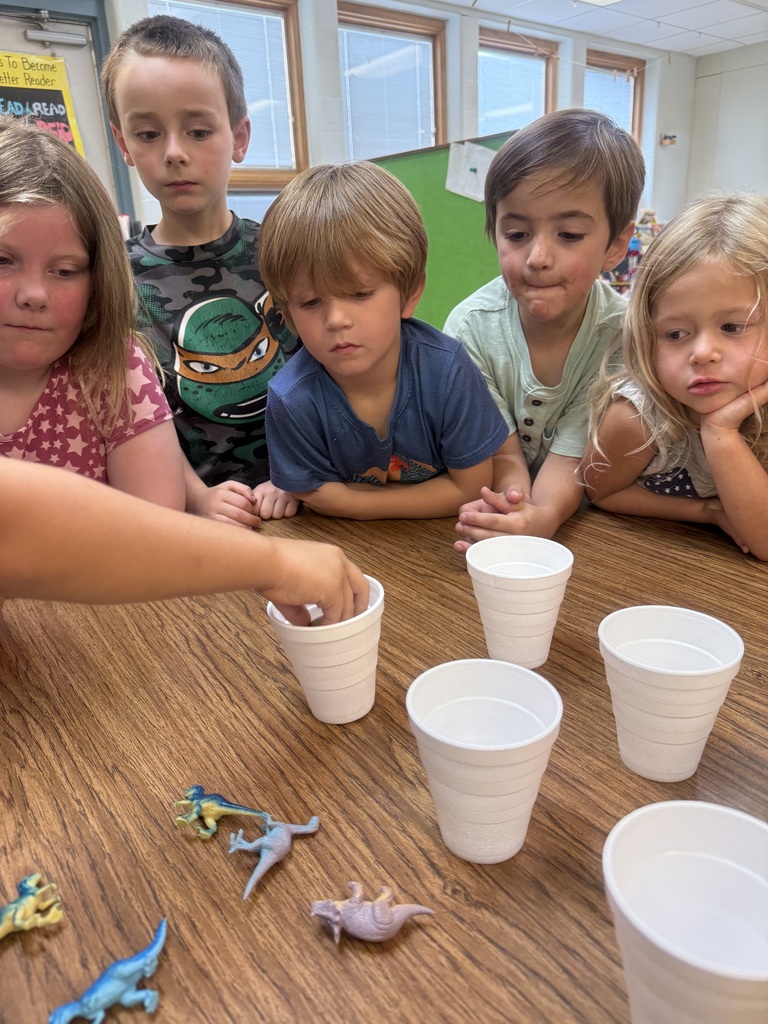 kindergarten students learning about science