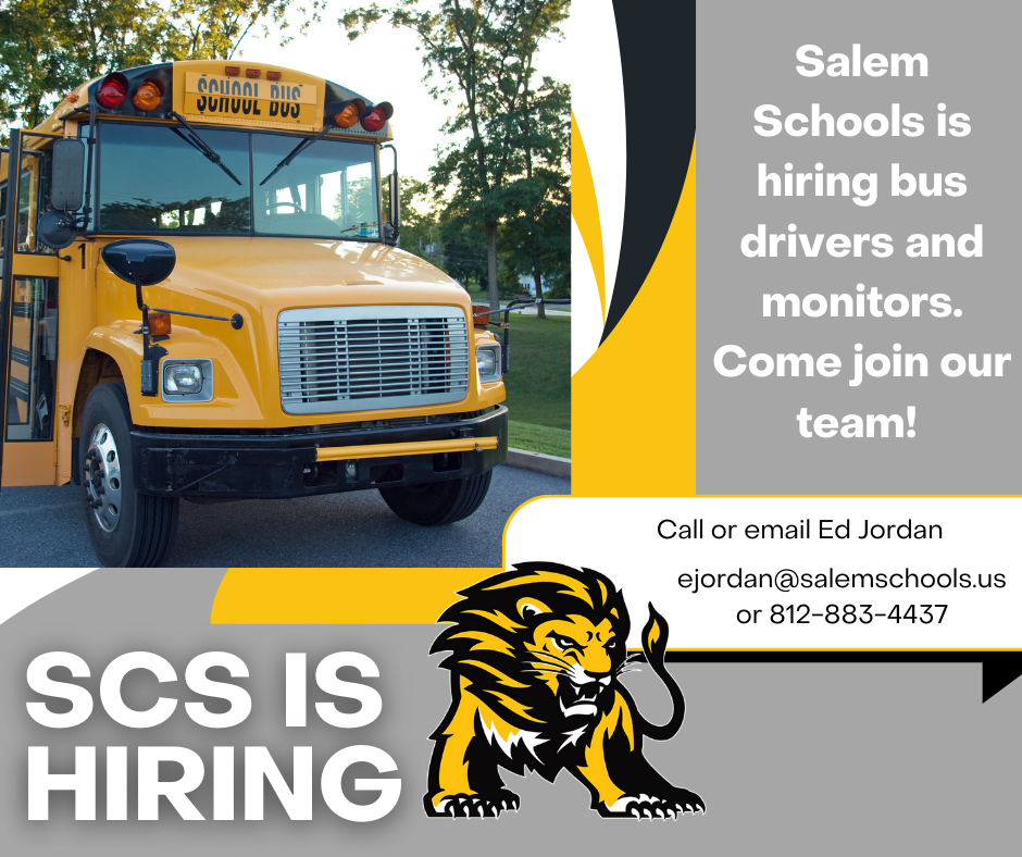 SCS is hiring bus drivers