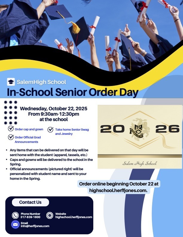 Capt  and Gown orders