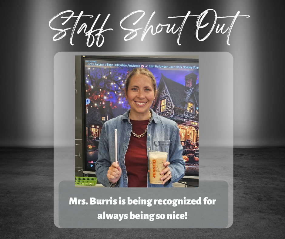Teacher shout out